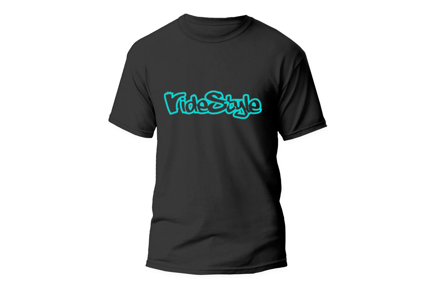RideStyle Black Turqoise T-shirt