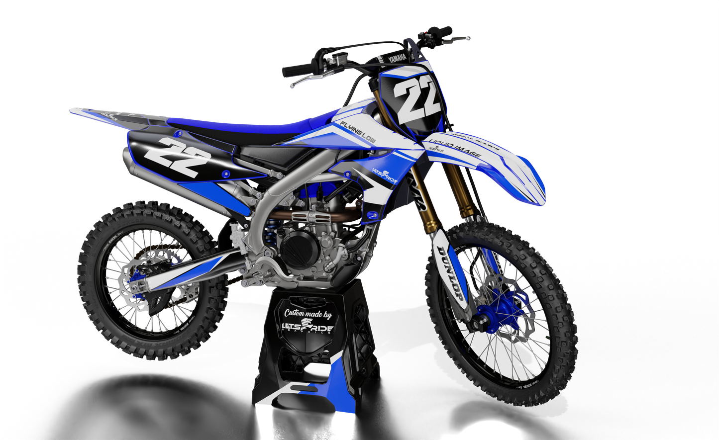 Flow White Black Blue