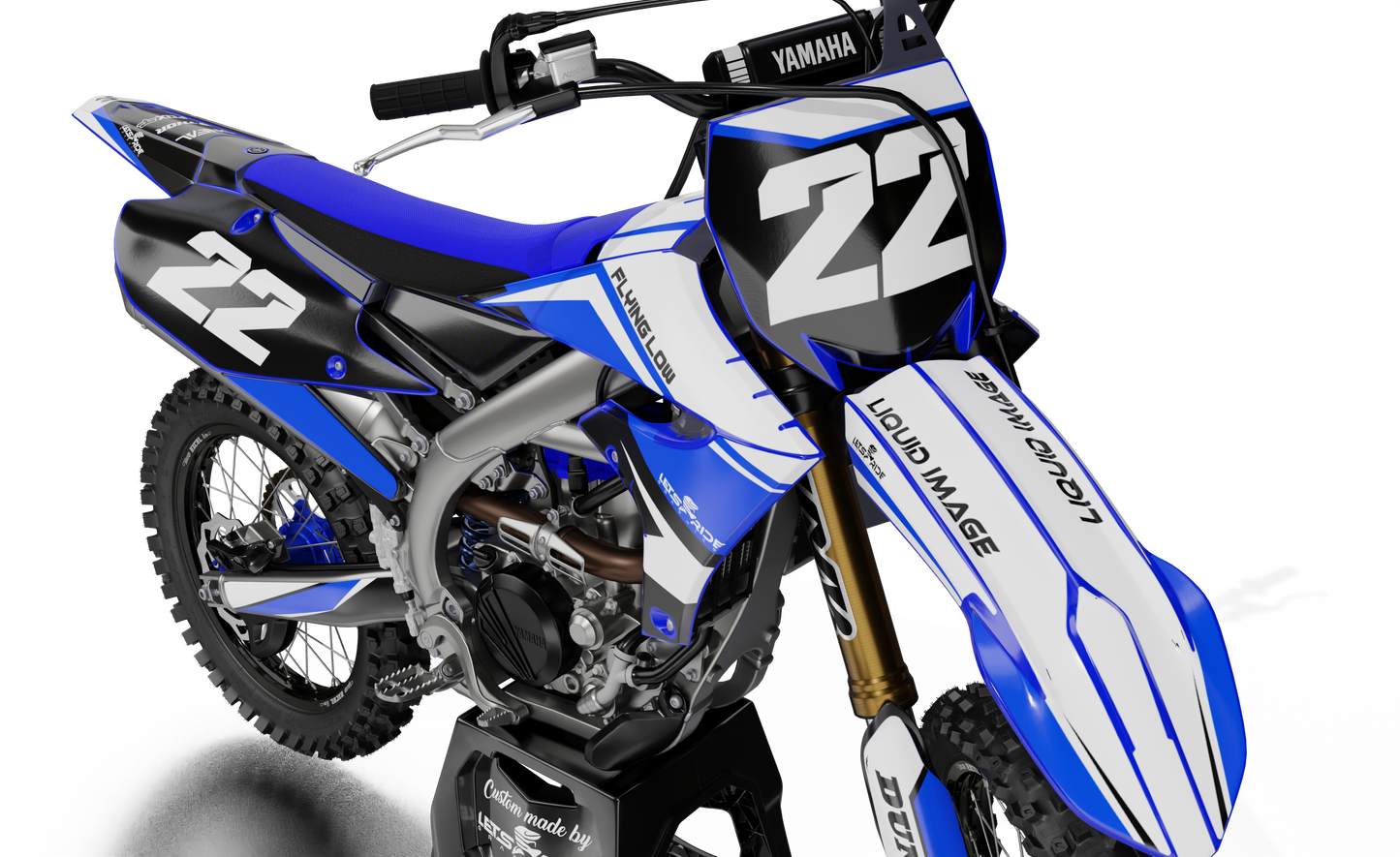 Flow White Black Blue