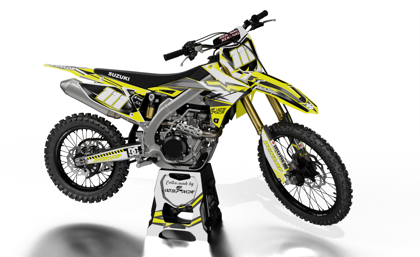 Geometric Yellow Black White