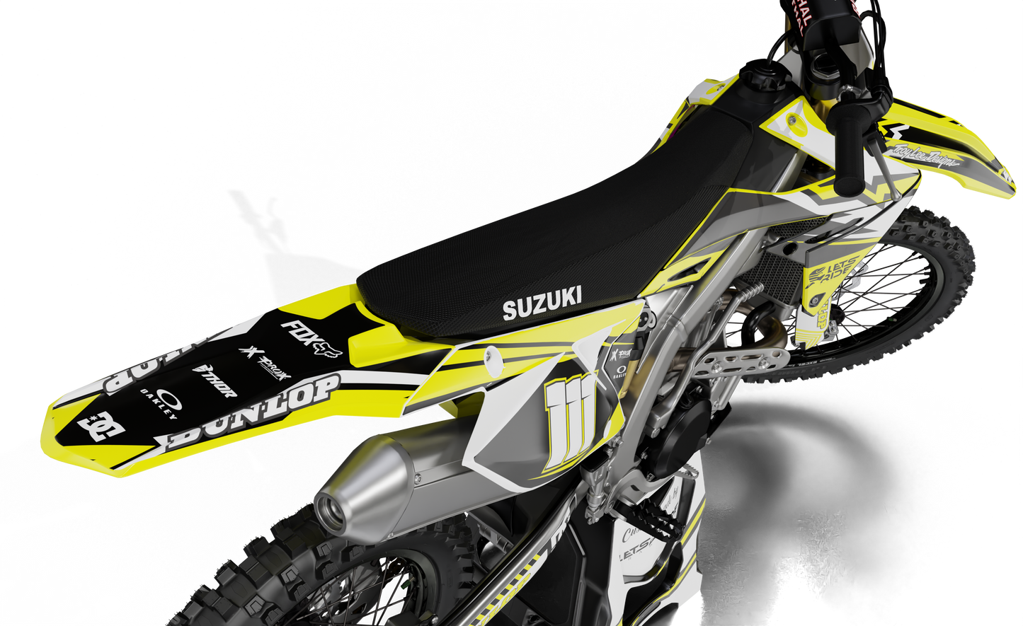 Geometric Yellow Black White