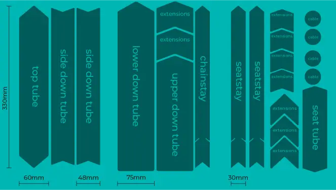 RideStyle Universal Ebike Frame Protection Kit