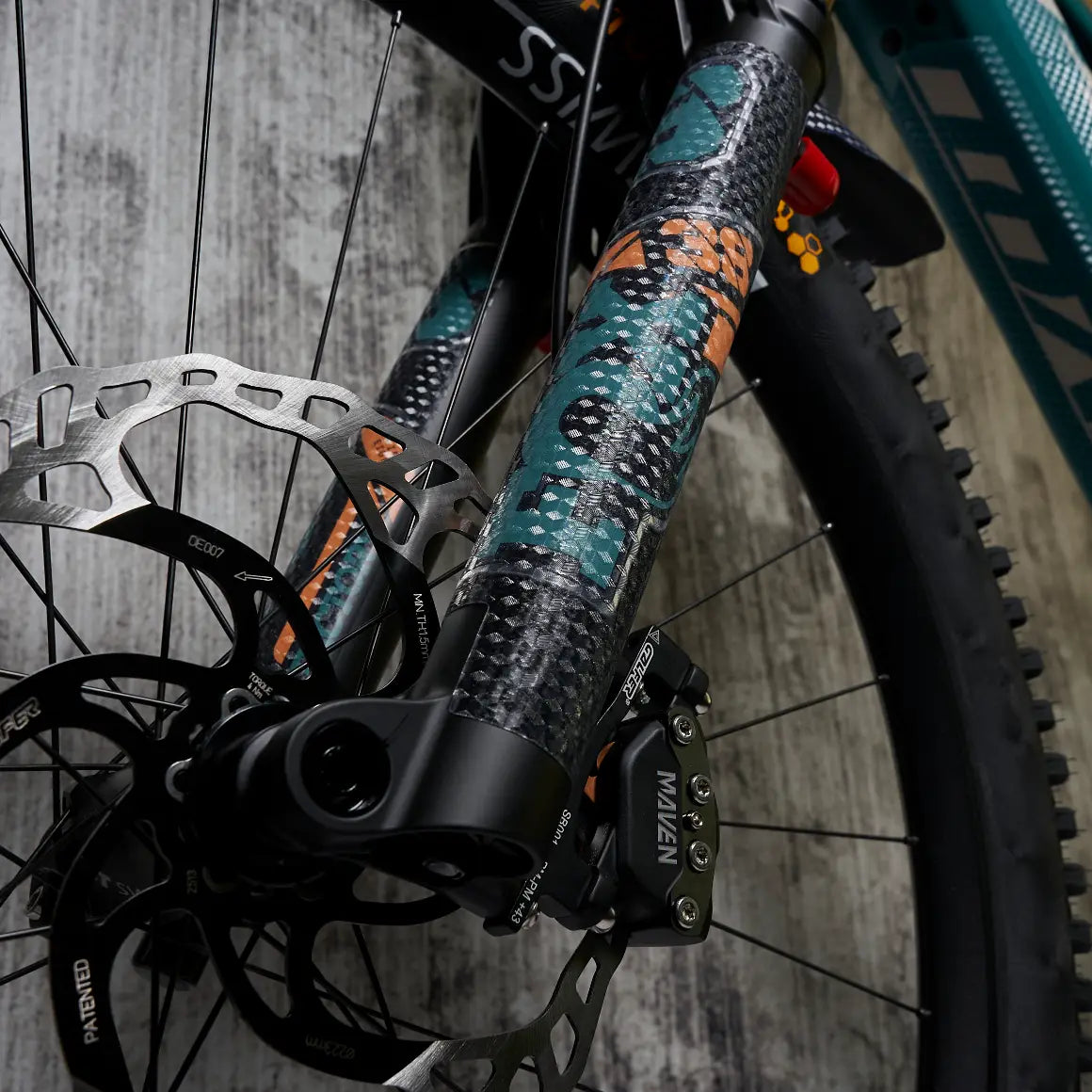 RideStyle Universal Bike Fork Protection Film Kit