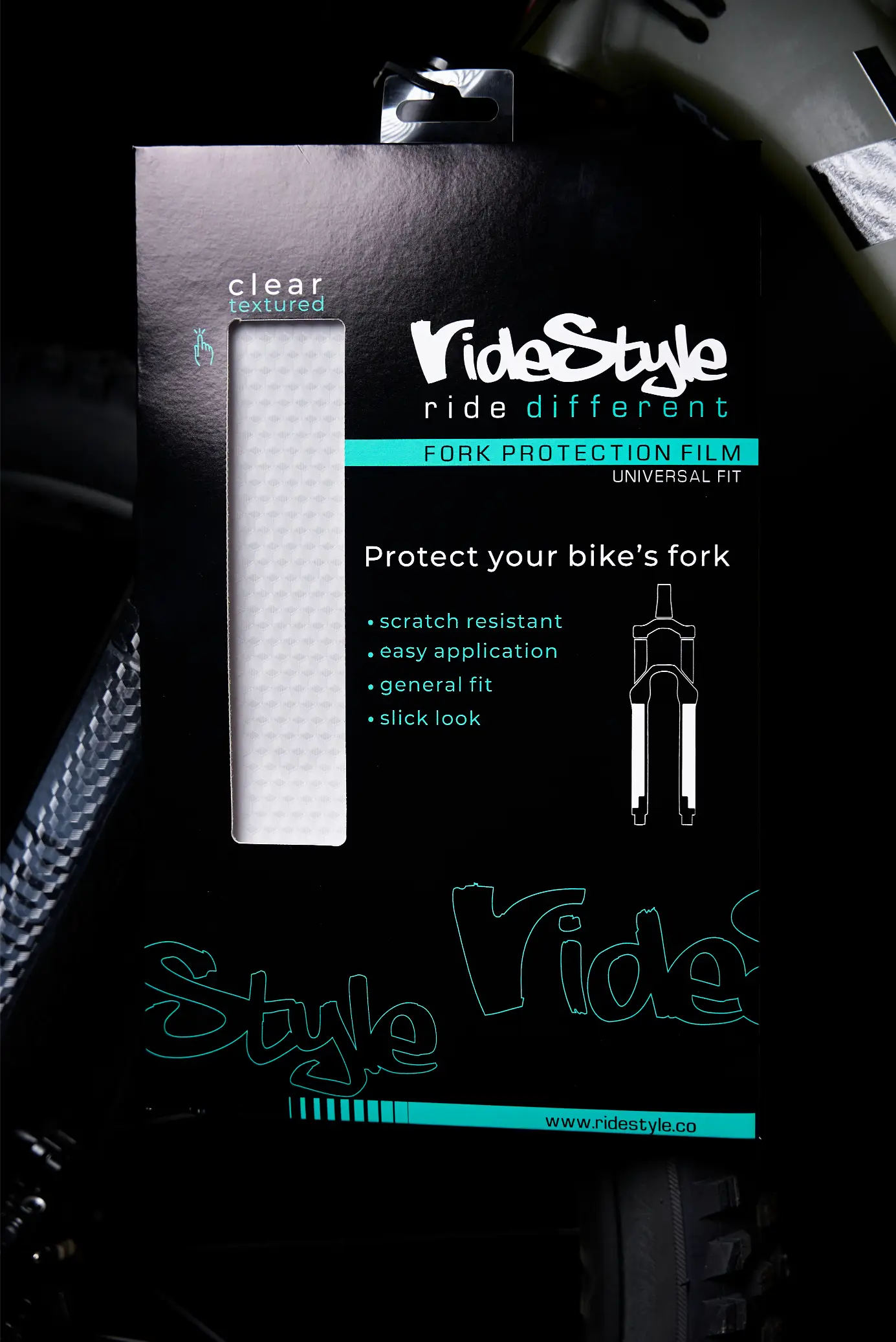 RideStyle Universal Bike Fork Protection Film Kit