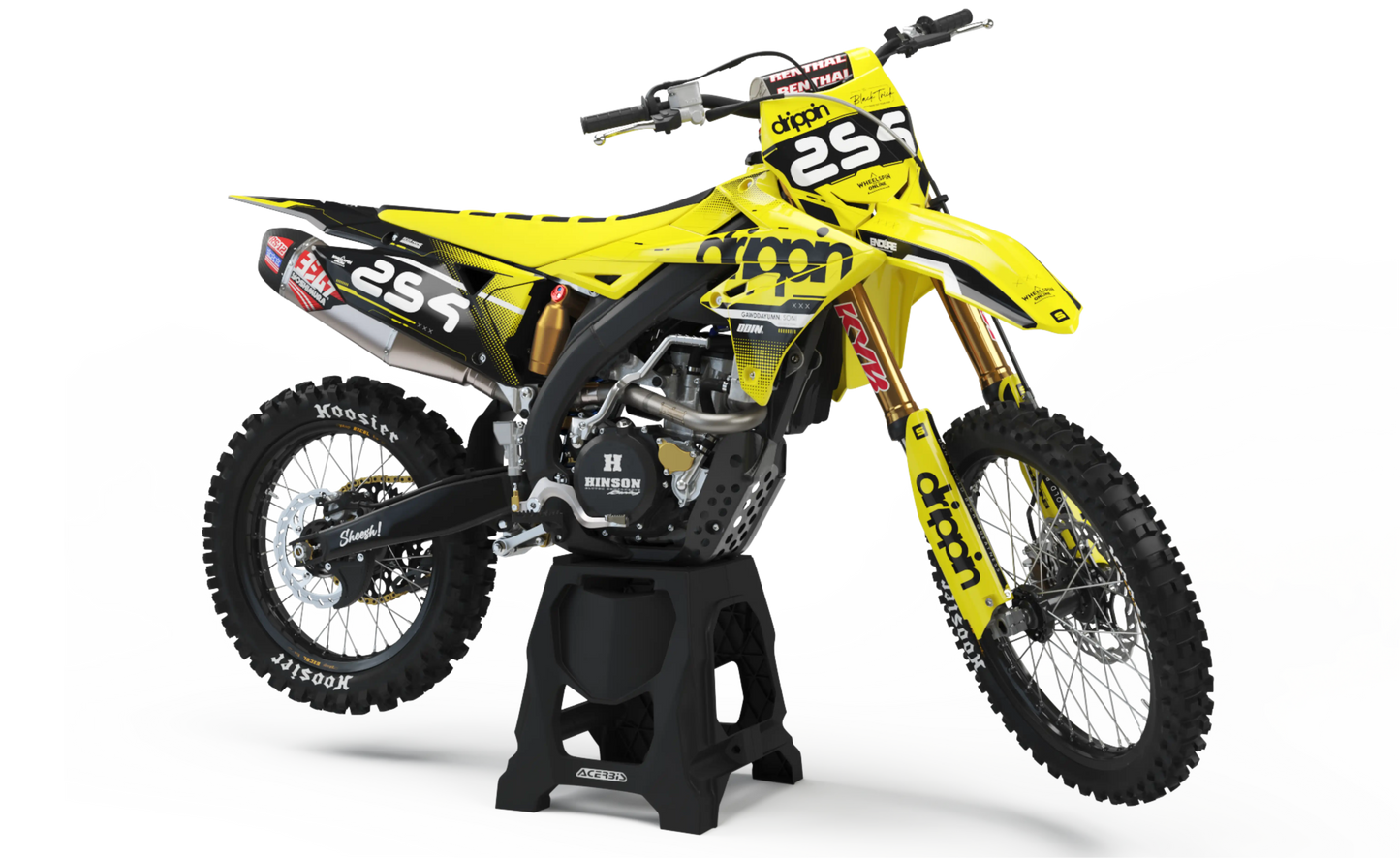 Geometric Yellow Black White