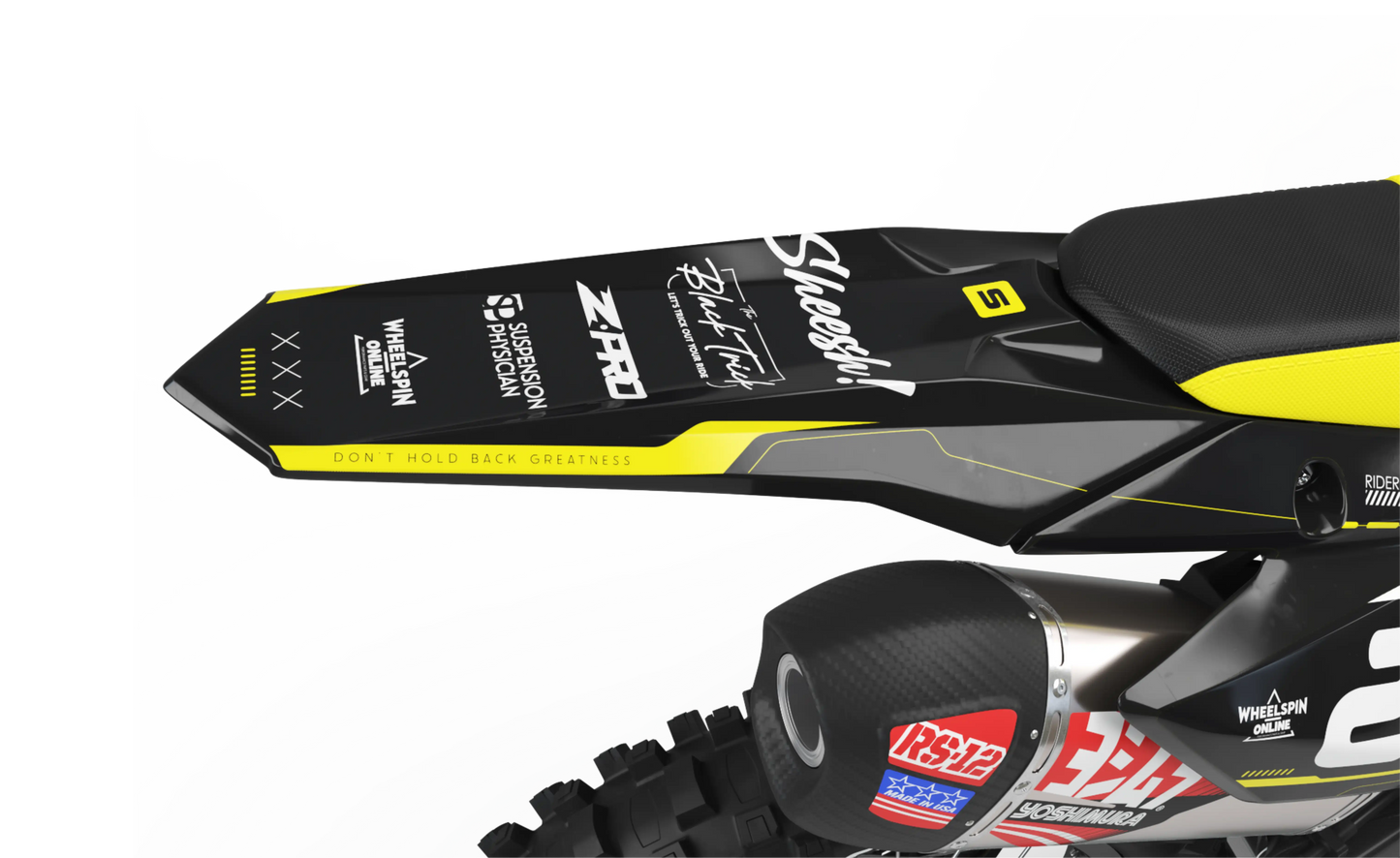 Geometric Yellow Black White