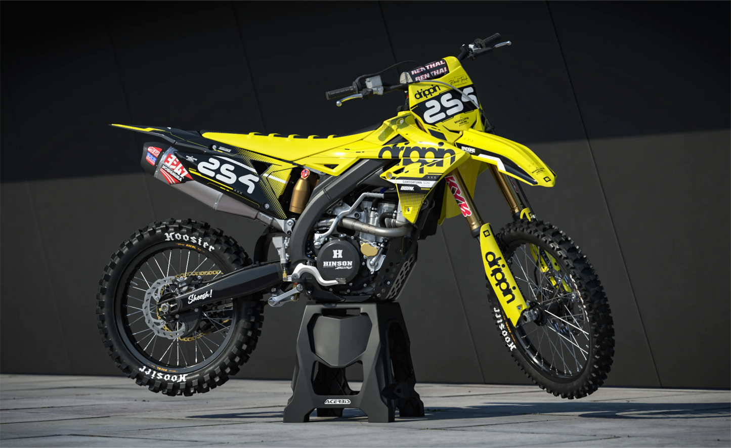 Geometric Yellow Black White